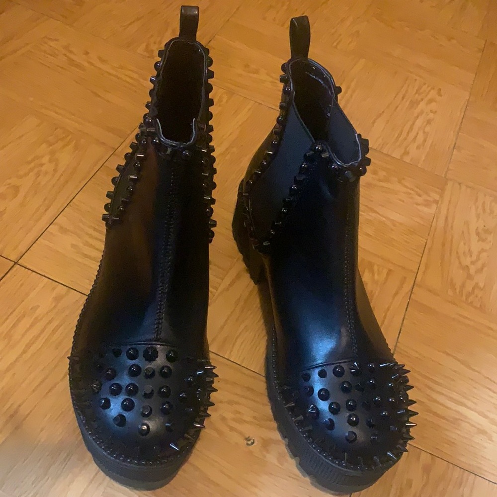 COPY - *CAPE ROBBIN spiky ankle platform boots! Brand NEW***